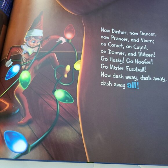 The Elf On The Shelf's Night Before Christmas Hardcover Book Chanda A Bell NEW - Picture 6 of 10